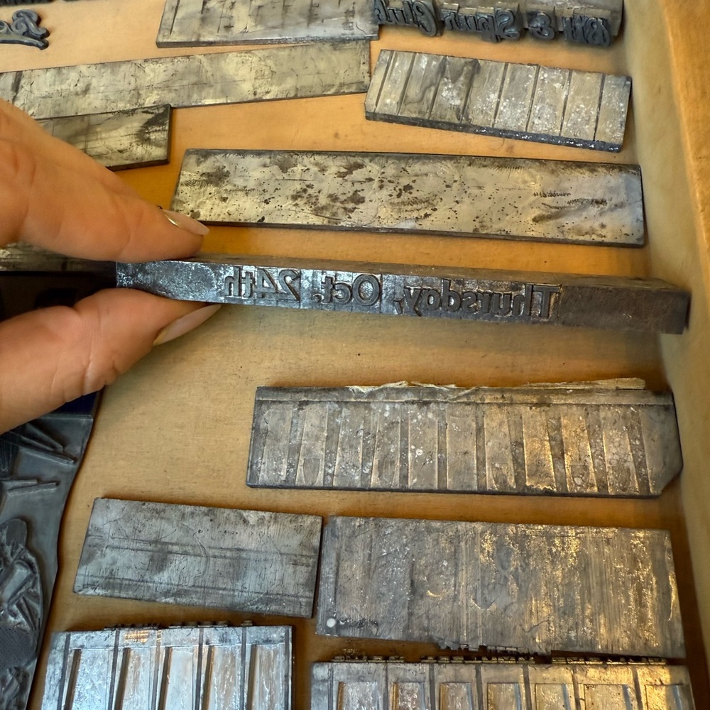 Vintage Printing Block Set - Picture 14 of 16